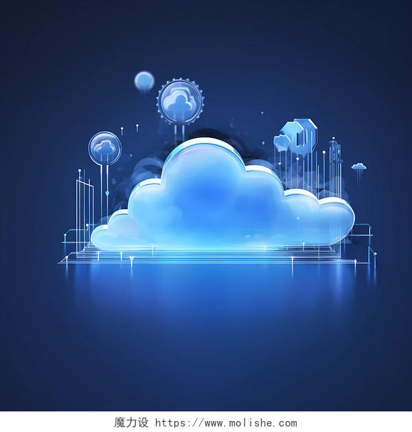 新时代智慧云计算云服务器云共享场景